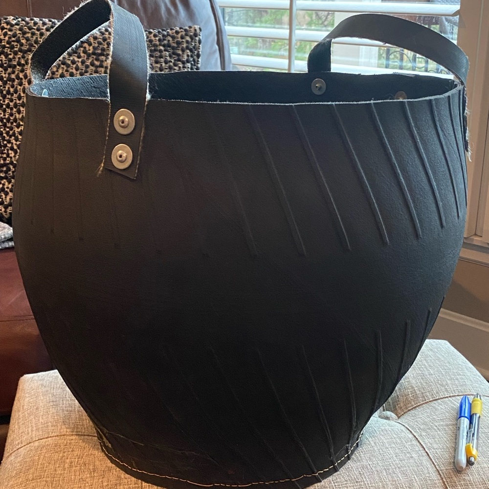 Large, sturdy “bidk home” container. Thick rubber tire material/strong grommets. - Picture 3 of 5